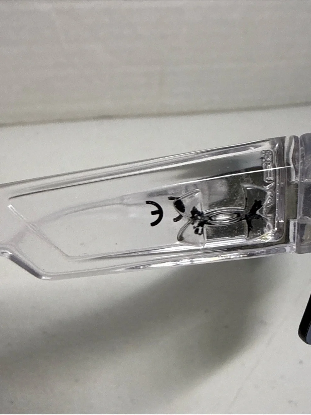 UNDER ARMOUR Nitro L POLARIZED Youth Sunglasses Crystal Clear/Blue RARE